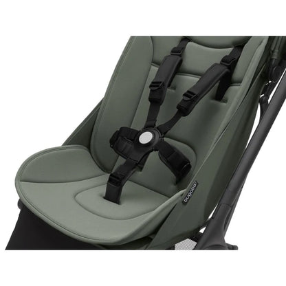 Bugaboo Butterfly pram one-hand fold mechanism detail